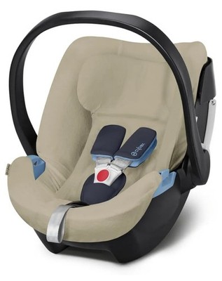 CYBEX Aton 5 Sommerbezug Beige Babyschale Bezug Neuwertig