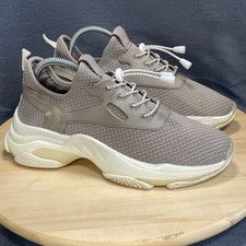 Steve Madden Myles NY90 Sneaker Shoes W 9 Taupe Neutral MYLE01S1 Running Bungie
