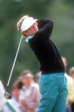 American golfer Tom Kite tees off during the day four Kemper Open - Old Photo
