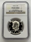 1969-S Kennedy Proof Silver Half Dollar 50C NGC PF68 PR68 CAM Cameo 40% Coin
