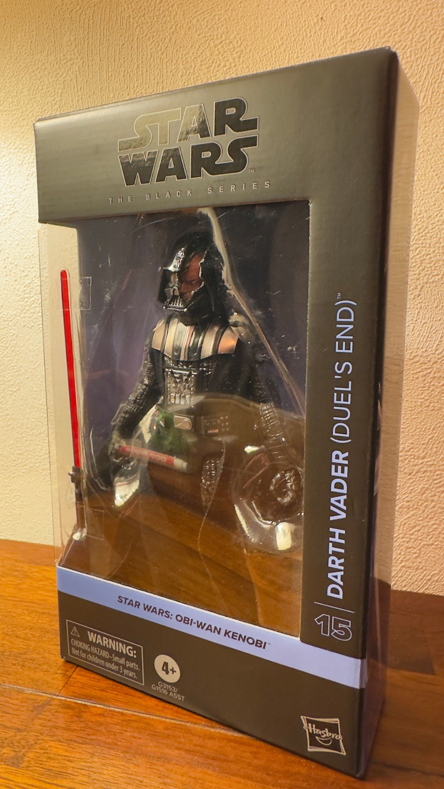Star Wars Black Series Darth Vader Duels End 6 Inch Obi Wan Kenobi OVP