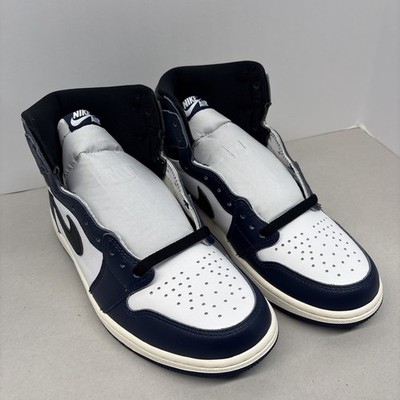 Nike Air Jordan 1 Retro High OG Midnight Navy Black White DZ5485-401 Size 8