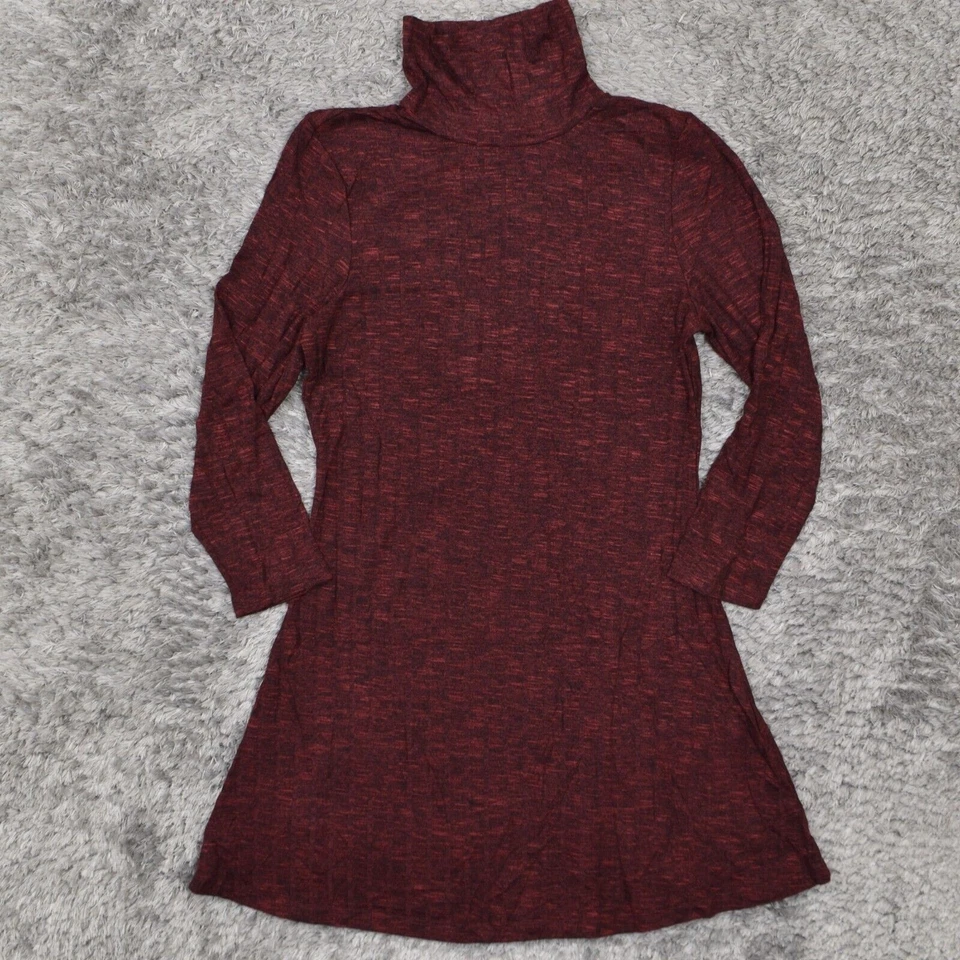 Vestido recto para mujer American Eagle talla M rojo hasta la rodilla informal viscosa Foto 2 de 4