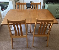 Mid Century Teak Meredew Table And 4 Farstrup Chairs