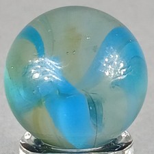 Vintage Imported Hybrid Cat's Eye Marble .61 Inches Near-Mint Condition