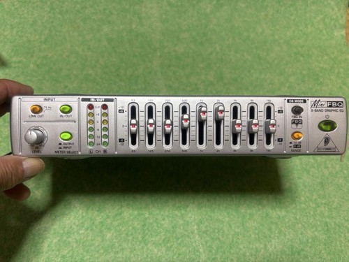 Behringer Fbq800 Ultra Compact 9-Band Graphic Equalizer - Picture 2 of 7