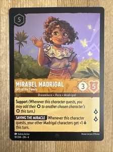 Mirabel Madrigal - Gift of the Family 18/204 (FOIL) Lorcana Ursula's Return NM