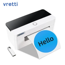 VRETTI Direct Thermal Shipping Label Printer 4x6 USB Cable Cheap Label Maker