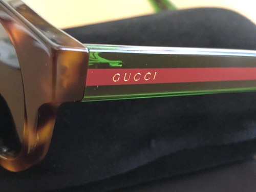 Occhiali da Sole Uomo Gucci Havana LINEA WEB Nuovi GG0003SN-003 - Foto 5 di 10