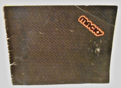 Catalogue De Moules En Céramique Macky – Années 1980 – Vintage + Bon De Commande