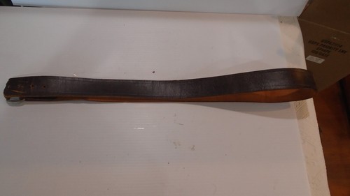 Cinturón dividido vintage de cuero de vaca/cuero de vaca para hombre talla 50 pulgadas de largo 1,5 pulgadas de ancho - Imagen 3 de 5