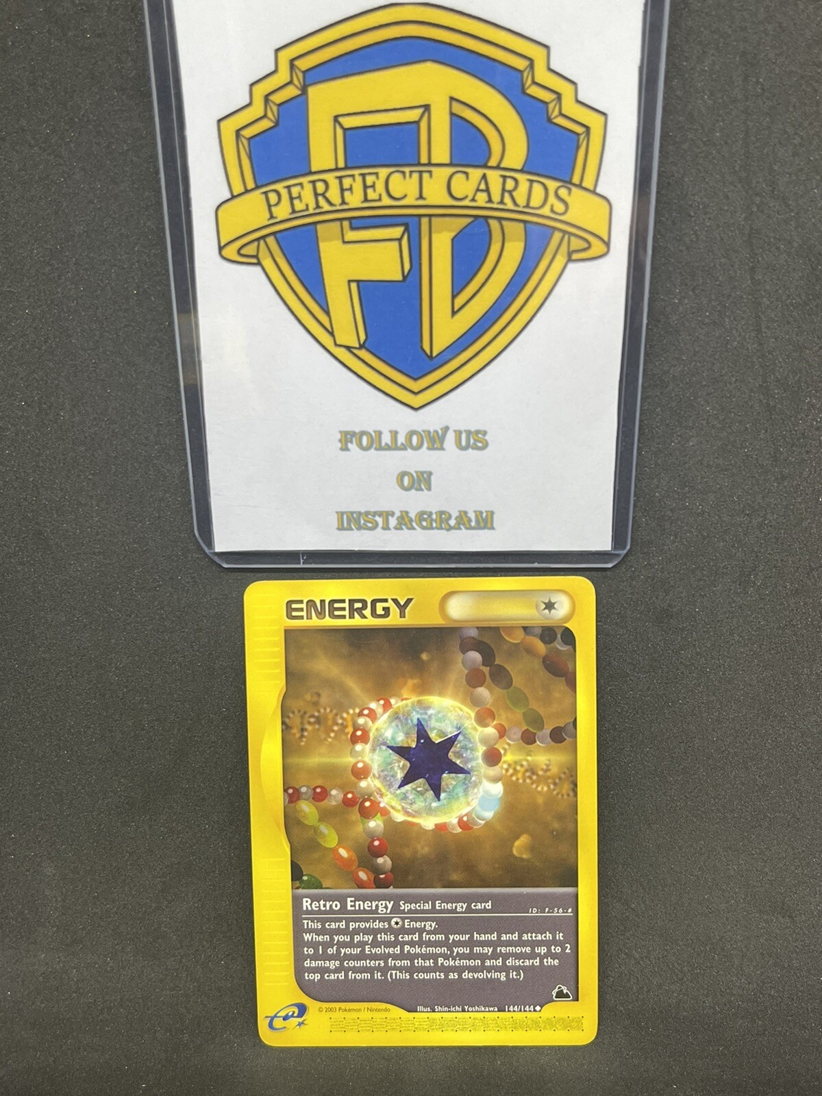 POKÉMON SKYRIDGE RETRO ENERGY UNCOMMON 144/144 NM ENG