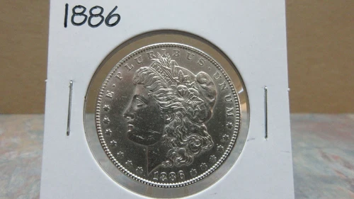 1886 Morgan Dollar AU