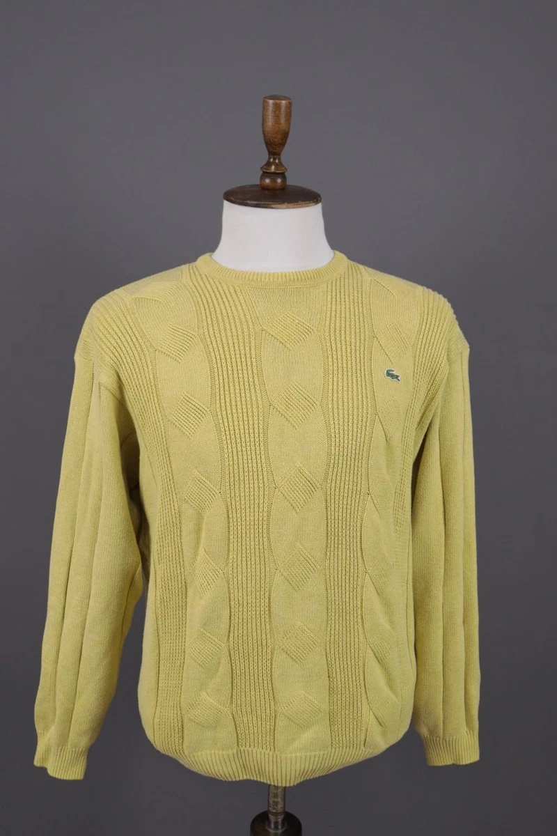 Lacoste yellow sweater deals