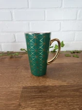 16 oz Ceramic Kitchen Details 2019 Kennedy International Inc Green and Gold