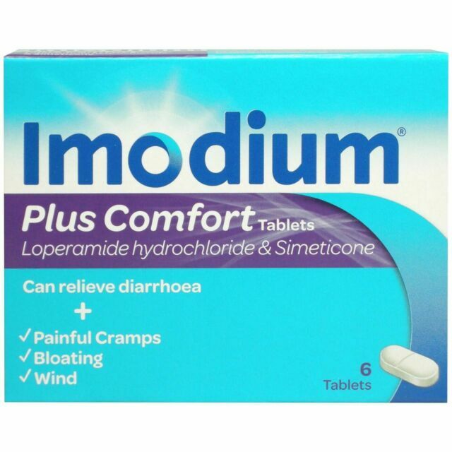 IMODIUM Plus Comfort 6 Tablets for sale online eBay