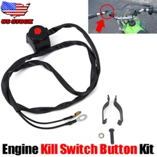 Engine Kill Switch Button For Kawasaki Suzuki KX60 KX65 KX125 KX60 Dirtbike Moto