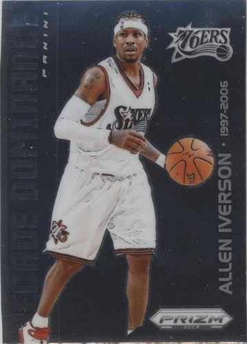 2012-13 Panini Prizm Silver Prizm Allen Iverson #187 PSA 9 2012-13 Panini Prizm Silver Prizm Allen Iverson #187 PSA 9