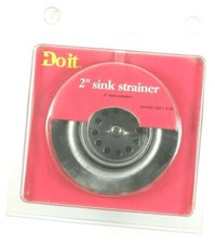 DoIt Best 2" Stainless Steel Sink Strainer, Removeable Trap 404994