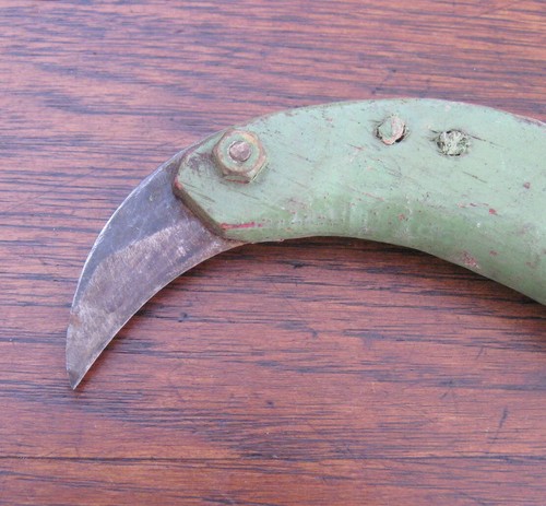 Vintage Hawkbill Knife Pruning Curved Blade