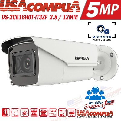 Hikvision 5MP HD Analog Bullet Varifocal Motorized Camera DS