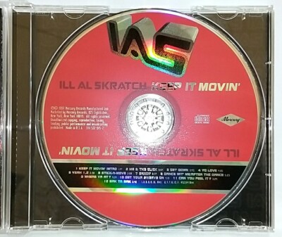 CD) Ill Al Skratch ‎– Keep It Movin', US OG Press, Album