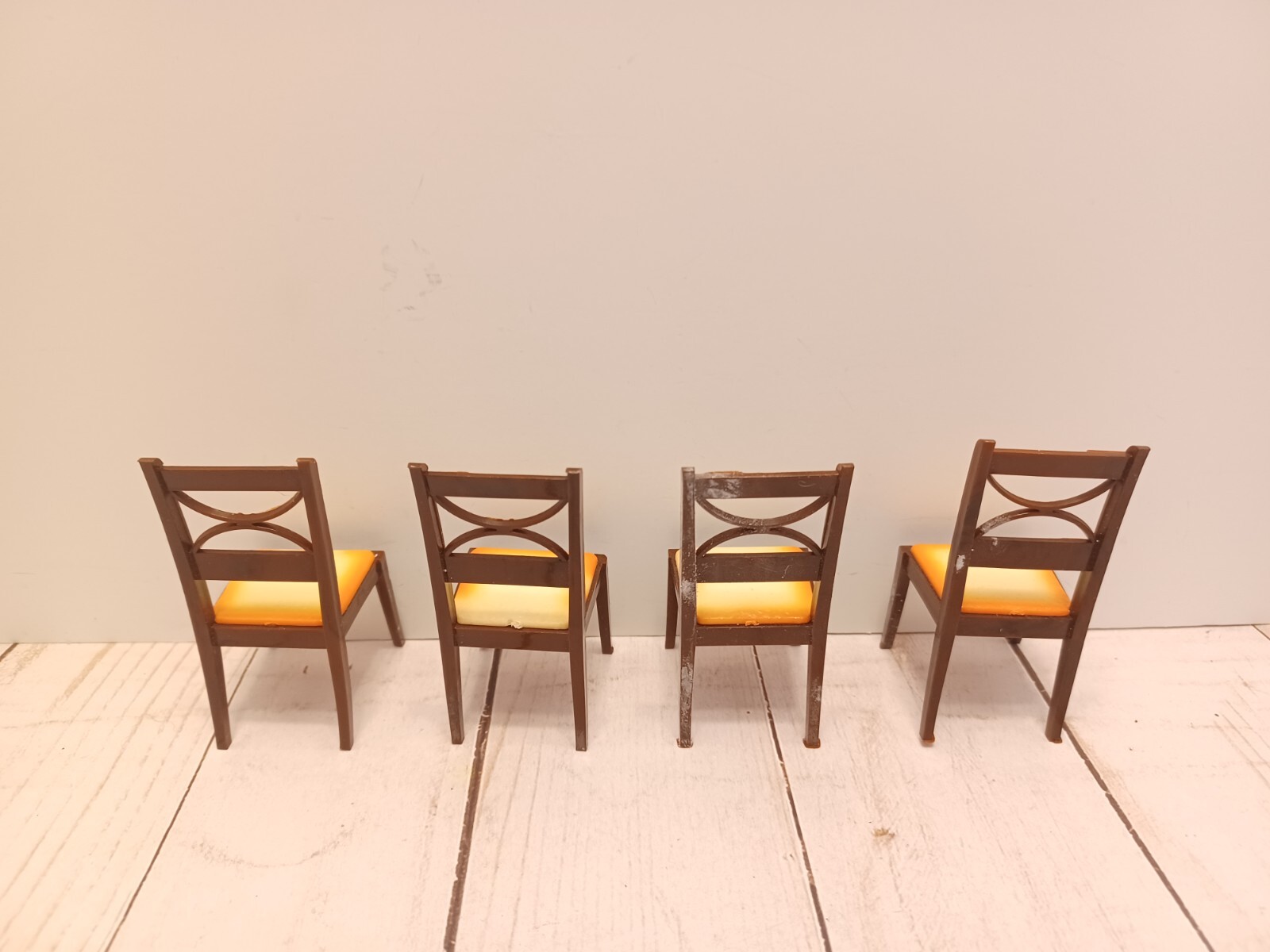 Antique Renwal Table & 4 Chairs Dollhouse Furniture Toy Lot eBay