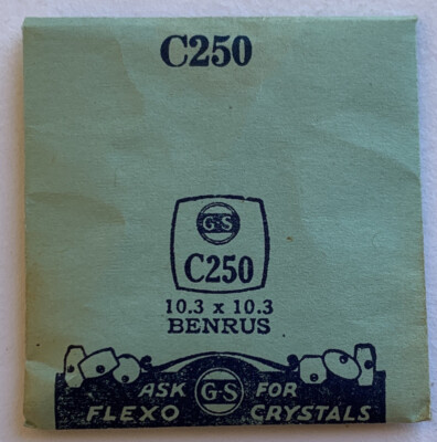 Original NOS G-S ''C'' Wristwatch Crystals - Many Variations Available!