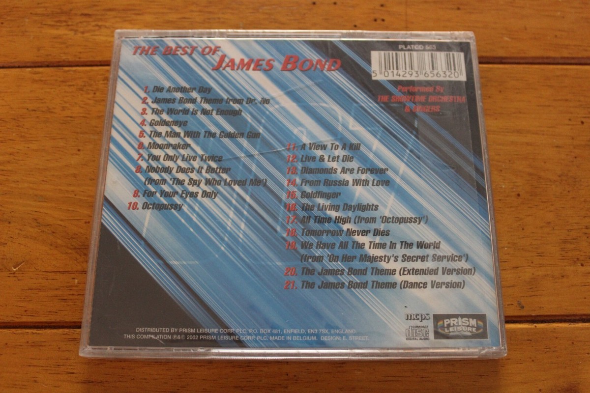 THE BEST OF JAMES BOND 007 CD [NEW SEALED] **CRACKED CASE