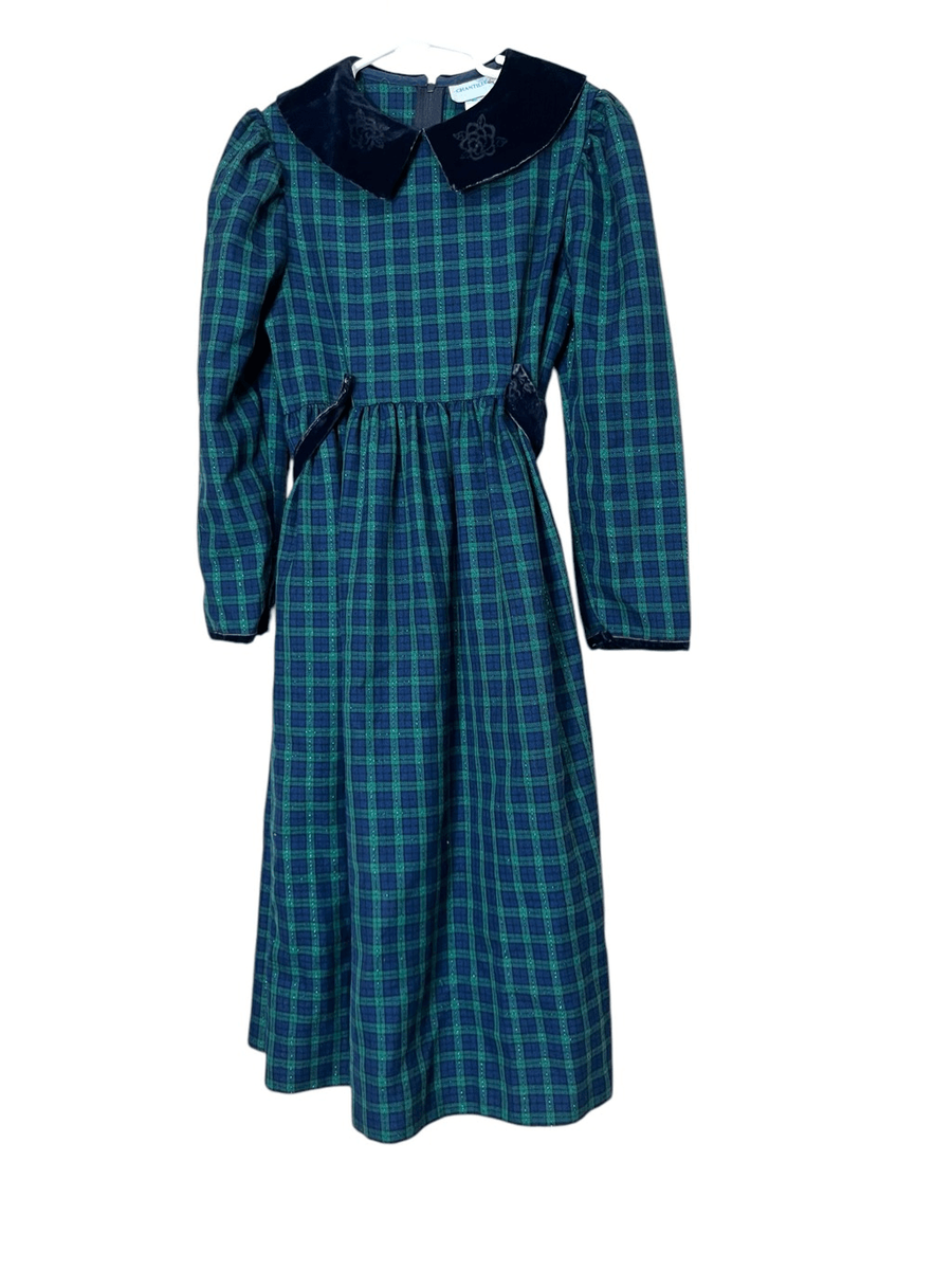 christmas plaid maxi dress Ivy City Women's Margo Midi Dress Green Plaid