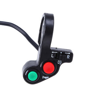 12V Motorcycle ATV Bike Scooter Turn Signals Horn On/Off Light Switch 7/8"