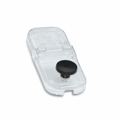 Server Products 83214 Clear Plastic Slim Hinged Lid For 2/3 Width Jars