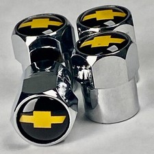 Valve Stem Caps Chrome Wheels C-10 Square Body S-10 Blazer Camaro C-20 Truck