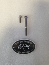 HONDA  CRF250 2021 TITANIUM OIL FILTER  COVER BOLTS  X2