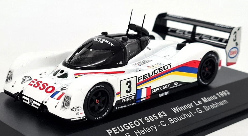 Ixo 1/43 - Peugeot 905 #3 Ganador Le Mans 1993 Diecast Modelo Coche Foto 4 de 4