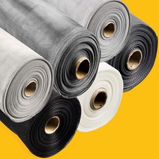 Fliegennetz EDELSTAHL Fliegengitter FENSTER Insektenschutz Meterware Aluminium