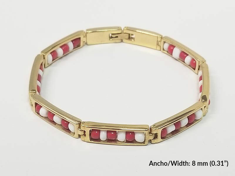 Shango Stainless Steel Bangle with 14K Gold Plating-image