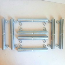 8pc 2 Way Joiner Fitting Pipe Connector Canopy Patio Carport (FWFC) 1 5/8" pipe