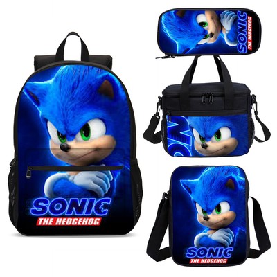 sonic the hedgehog backpack and lunchbox