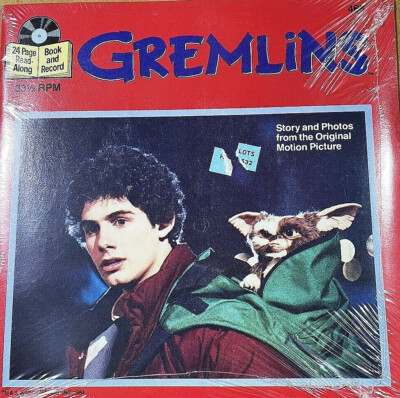 1984 FACTORY SEALED READ ALONG GREMLINS 33  1/3 RECORD / BOOK GIZMO VINTAGE