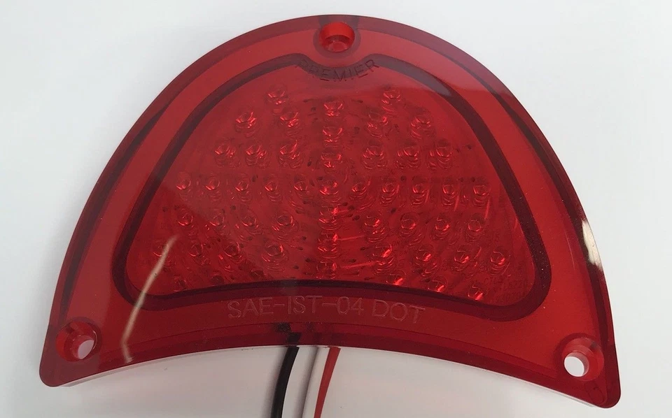 Par 1957 57 Chevy LED lanterna traseira e kit de lentes reversas 150 210 Belair - Imagem 3 de 4