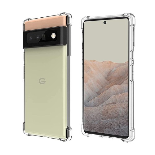 Full Body Shock Absorption Anti-Crash Protective TPU Cover Case f Google Pixel 6 - 第 1/1 張圖片