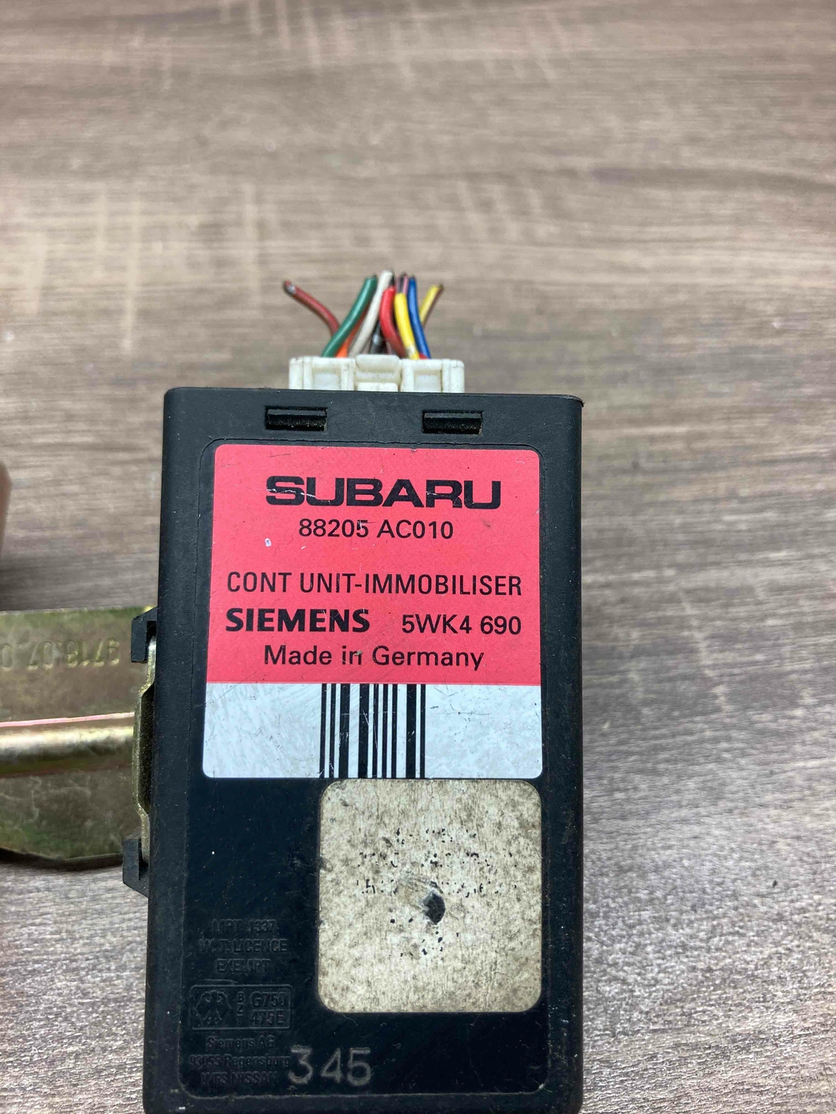 Subaru legacy immo off