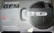 BergHOFF GEM Covered Casserole 16cm 1.5L Stay Cool Non-Stick Cast Aluminium
