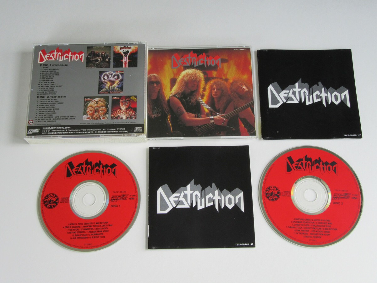 DESTRUCTION The Best of CD 1990 MEGA RARE OOP ORIGINAL 1st