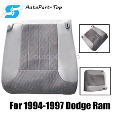 For Dodge Ram 1500 2500 3500 SLT 1994-97 Passenger Bottom Fabric Seat Cover Gray