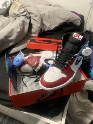 Size UK 9 - Jordan 1 Retro High OG Fearless 2019 White | eBay