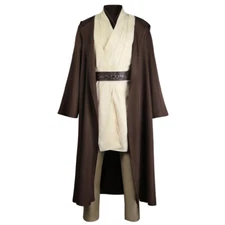 Cosplay Star Wars 3 Revenge of the Sith Obi Wan Kenobi Costumes Halloween Suits