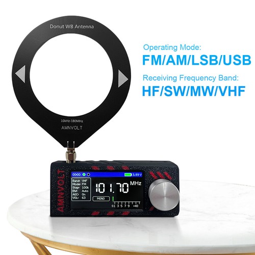 SI4732 0.5-108mhz Portable Radio with Antenna All Band Radio Receiver Receiver - Zdjęcie 21 z 21