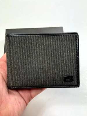 Gucci Black G Logo Men Leather Bifold Wallet With Coin Pocket